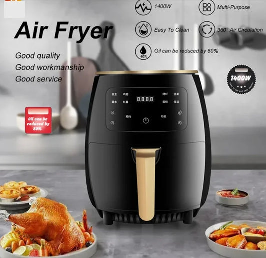 Household Oven Oilless Cooker Nonstick Pizza Air Fryer Oven Extra Large Capacity Electric Smart Air Fryers With Touch Screen